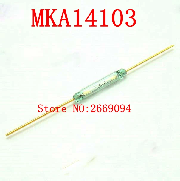 

10pcs/lot reed switch normally open 2*14mm switch glass reed switch sensor reed switches for sensors MKA14103