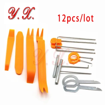 

12x Audio Removal Open Installer Pry Tool Car Radio Door Clip Panel Trim Dash Car Vehicle for Audi universal Auto Accessories