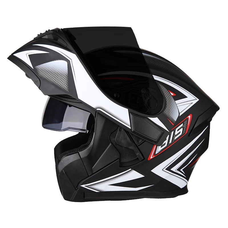 Флип мотоциклетный шлем для гонок модульный двойной объектив мотокросса шлем полный лицо шлемы мотомотошлем шлем - Цвет: b9