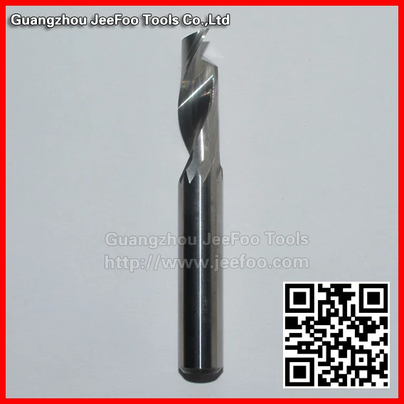 

3.175*2.0*17 Single Flute Aluminum Cutting Tools, CNC Egraving Cutters, One Flute Spiral Cutters for Aluminum