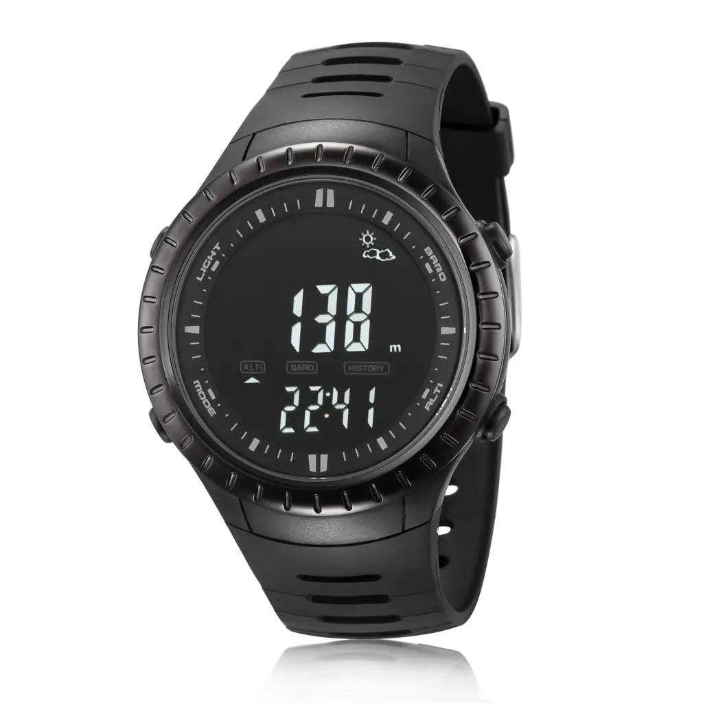 Новые рыболовные часы барометр 3ATM водонепроницаемый термометр альтиметр мужские военные спортивные цифровые наручные часы Spovan SPV710A