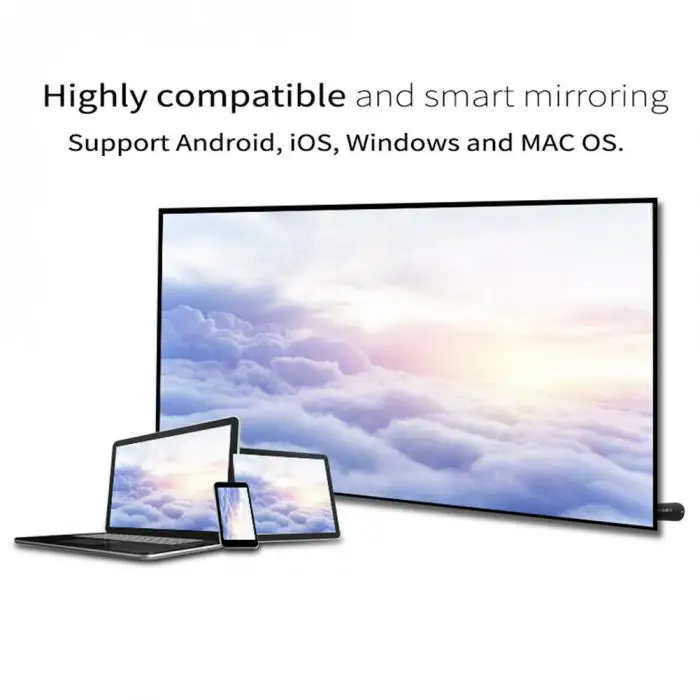 Беспроводной дисплей адаптер 4K HD Wifi 2,4G простой обмен ТВ ключ для iOS Android дропшиппинг