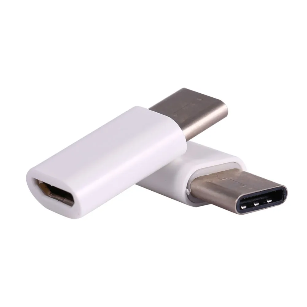 شحن مجاني 10 قطعة/الوحدة USB3.1 نوع C الذكور إلى مايكرو USB2.0 شاحن أنثي تحويل موصل ABS قذيفة