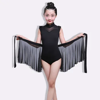 

Sexy Latin Dress For Girl Dress Fresh Color Fantasia School Compete Skirt Children Young Female Ballroom Samba Clothes Q11126
