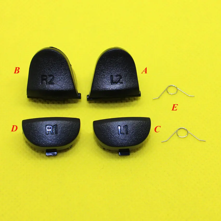 

YX-028 L1 R1+L2 R2 w/Spring Trigger Buttons Controller Gamepad Repair Parts For PlayStation DualShock 4 PS4 Joypad Replacement