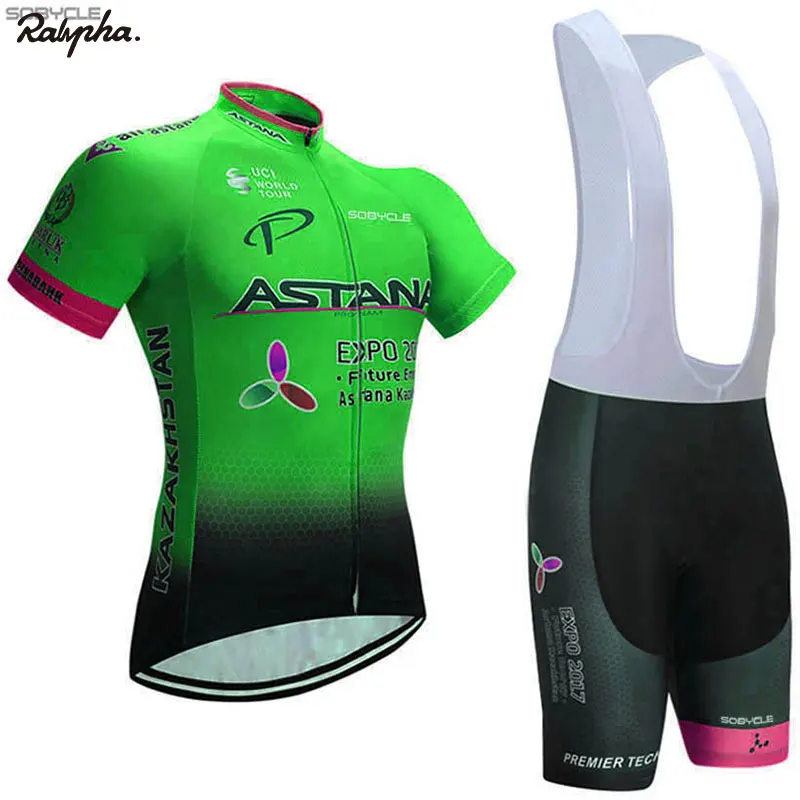 

Cycling Jersey 2019 Pro Team ASTANA Cycling Set Short Sleeve Maillot Ciclismo Men's Cycling Jersey Kits Summer Breathable Ropa