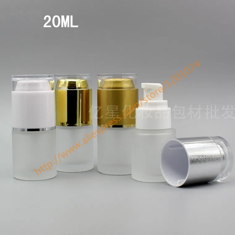 Download 20ml clear frosted Bottle With With shiny gold/silver ... Yellowimages Mockups