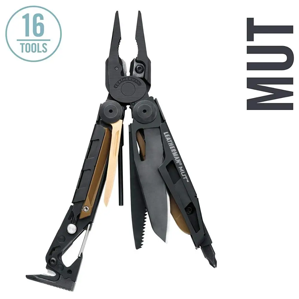 

LEATHERMAN - MUT / EOD Multitool with Firearm and EOD Tools for Technicians, Black/Silver with MOLLE Sheath