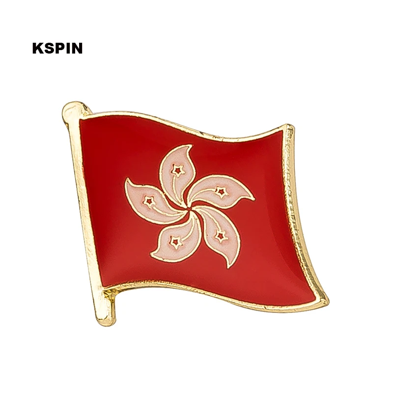 

Hong Kong flag pin lapel pin badge Brooch Icons 1PC KS-0254