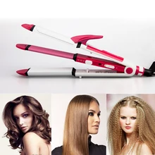 3 В 1 плойка выпрямитель для волос гофре Укладка волос Электрический Быстро формовка выпрямитель для волос утюг для волос для волос электро инструменты