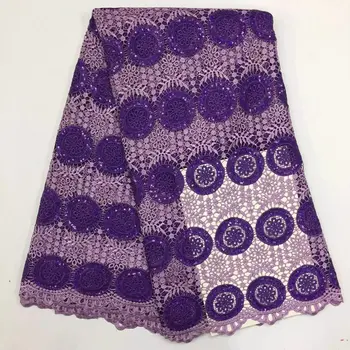 

High Quality African Guipure Cord Lace Fabric ,Nigeria soluble Water Lace For dress Wedding 5yd/lot