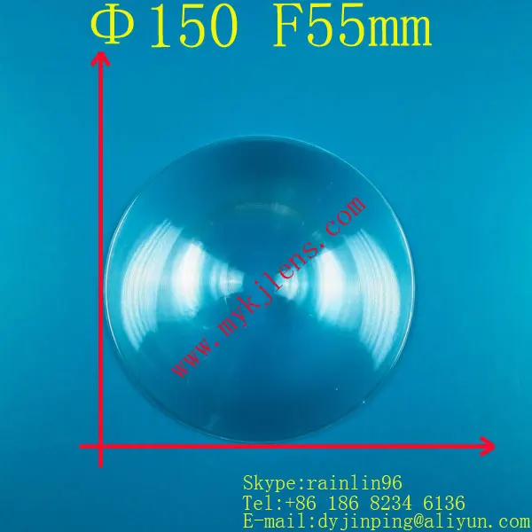 

Diameter 150 mm, Fresnel Lens Focal length 55mm,Fresnel Lens used Plane enlarge, High light condenser,Solar concentrator
