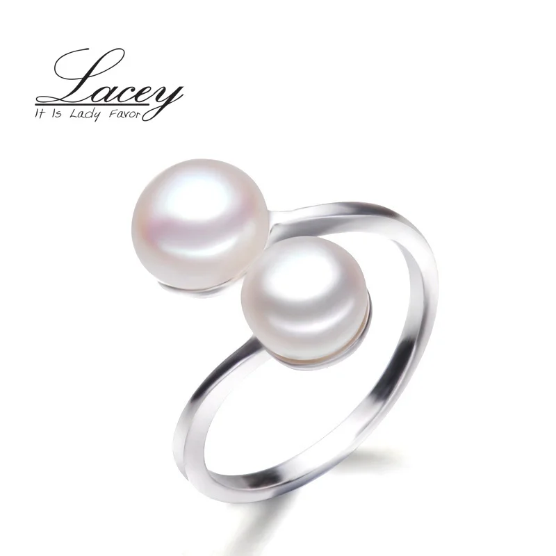 adjustable pearl ring