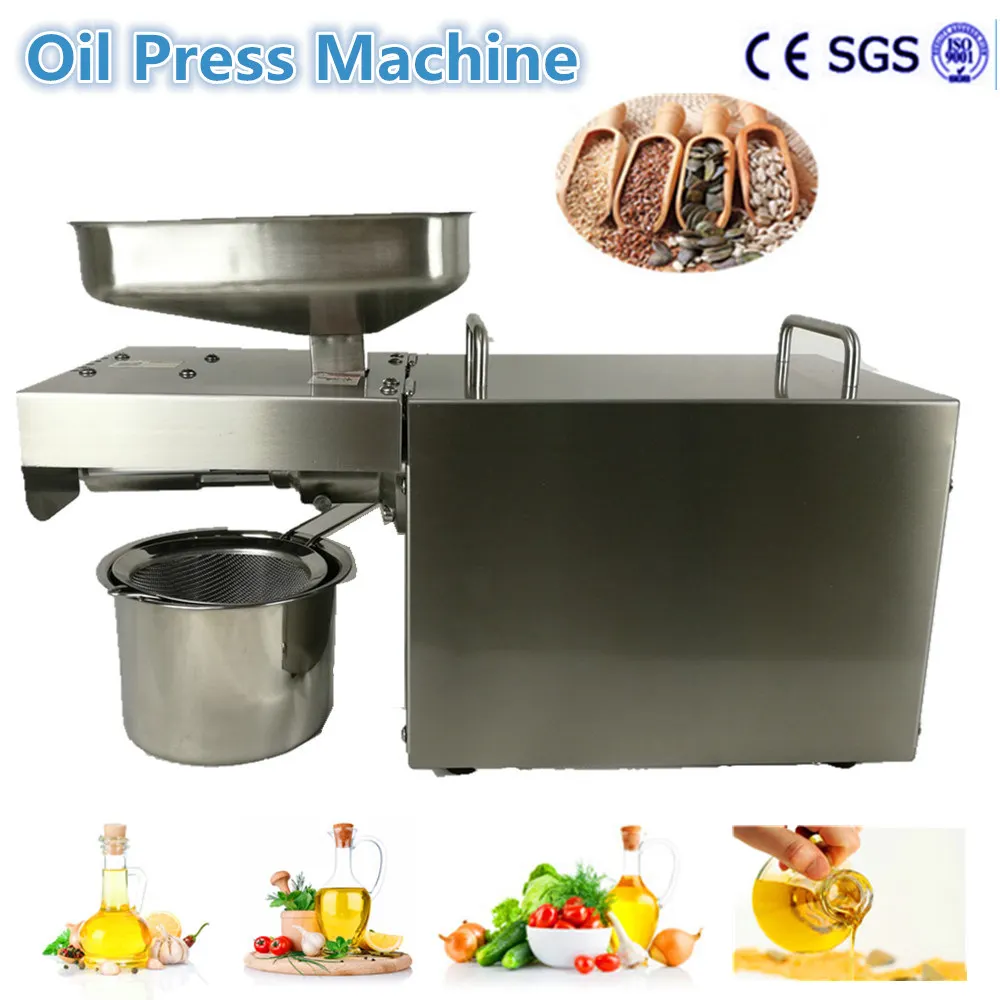 Home cooking oil press machine extractor expeller making machine