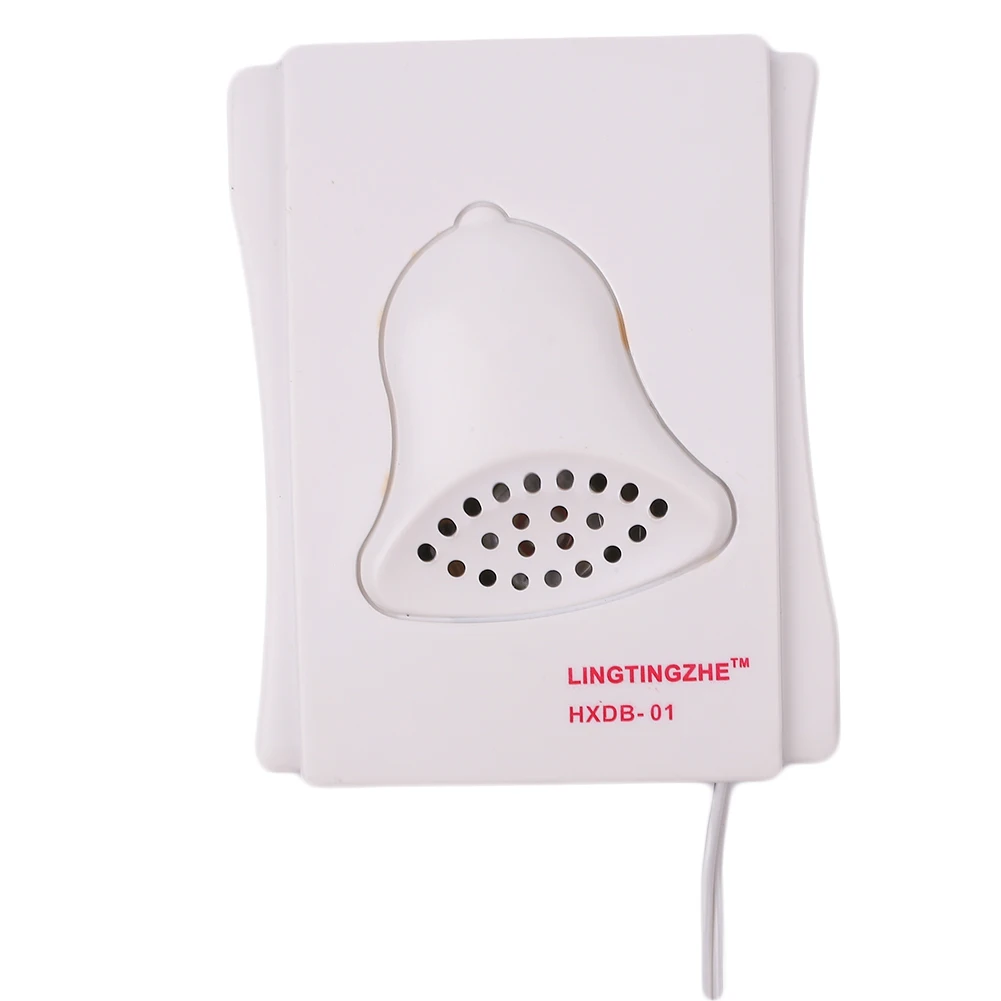 

Wired Electronic Doorbell White With Press Button Home Door Bell ABS Supplies