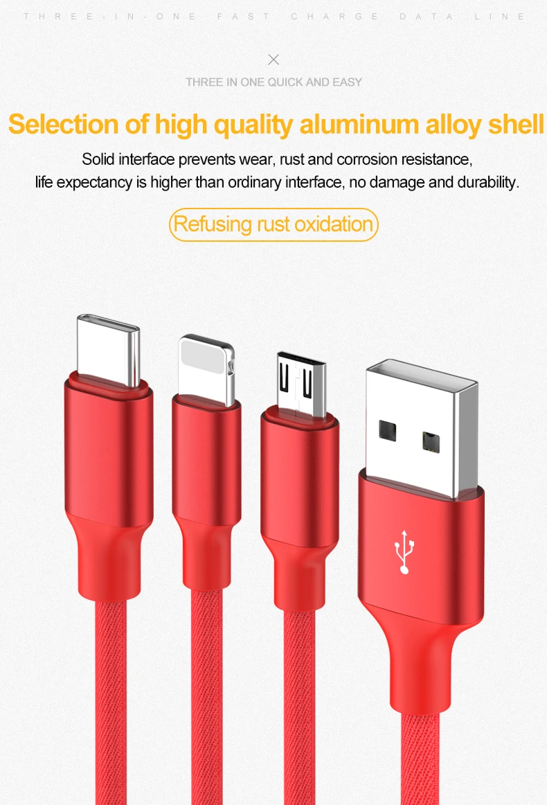 3in1 USB Cable 10