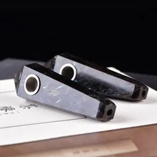 Натуральный кристалл курительная труба плавильный камень цветной флюоритовый кварц прозрачная трубка палочка Кристал острый курительная труба поставки