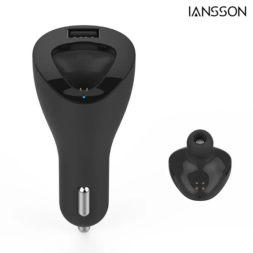 New 2016 Mini Stereo Car Bluetooth Headset Wireless Earphone Headfree bluetooth car kit