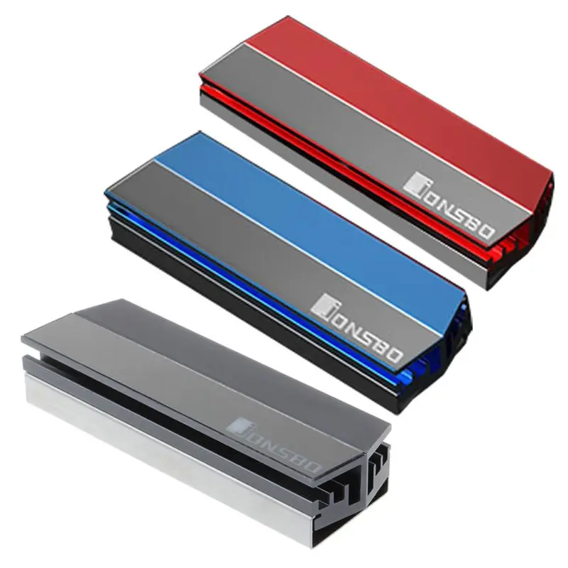 

Aluminum Alloy M.2 SSD Heatsink Solid State Hard Disk Cooler Radiator Heat Thermal Dissipation Cooling Pads T3LB