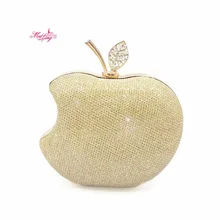 Muling женская сумка-клатч в стиле Apple Leaf Dimond, женские модные вечерние сумки, свадебные сумочки для невесты, кошелек, сумки