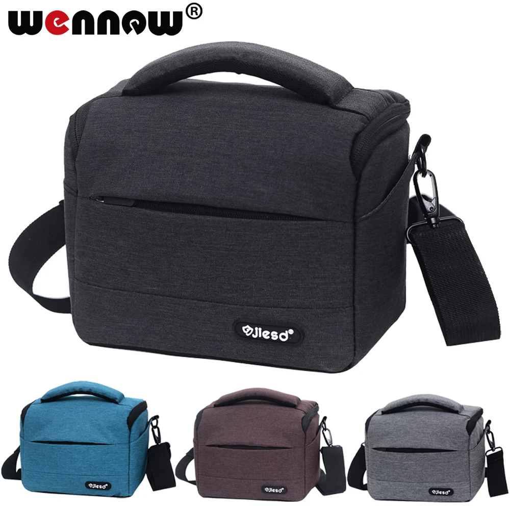 Us 11 83 30 Off Wennew Waterproof Dslr Camera Bag For Nikon Canon Sony Panasonic Olympus Fujifilm Photography Photo Case Lens Backpack In
