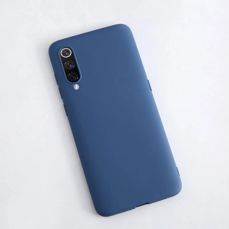 Силиконовый чехол для телефона для Xiaomi mi 9 Lite A3 9T A2 8 9 светильник чехол Мягкая откидная Жидкая силиконовая задняя крышка Xio mi Red mi Note 8 Pro 8T 7 - Цвет: Royal Blue