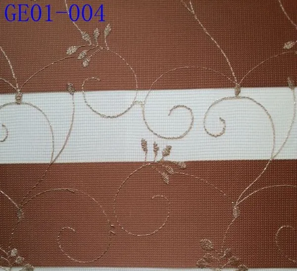 Полупрозрачные полиэстер вышитые полосатые рольставни шторы для гостиной 31 В W* 48 в L 6 цветов