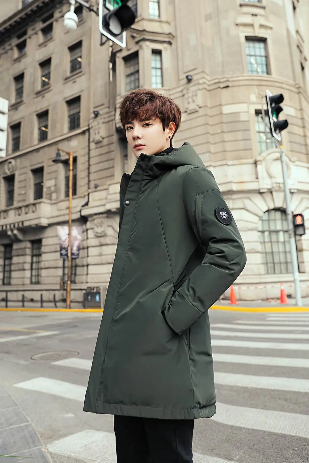 ZOZOWANG 2019 мужское пуховое пальто piumino uomo inverno 3 цвета doudoune куртка Мужская ветрозащитная верхняя одежда с капюшоном Повседневная белая пуховая