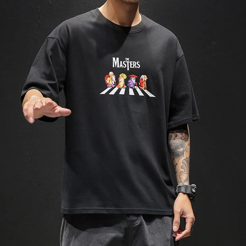 Мужская футболка 2019 летняя новая модная футболка с круглым вырезом и принтом, облегающая футболка с коротким рукавом, Мужская одежда