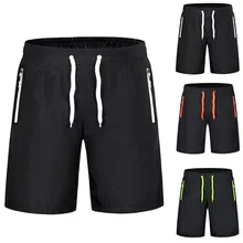 Мужские шорты большого размера 5XL-8XL, Гавайские одноцветные плавки, быстросохнущие пляжные шорты для серфинга, бега, плавания, 4jj01