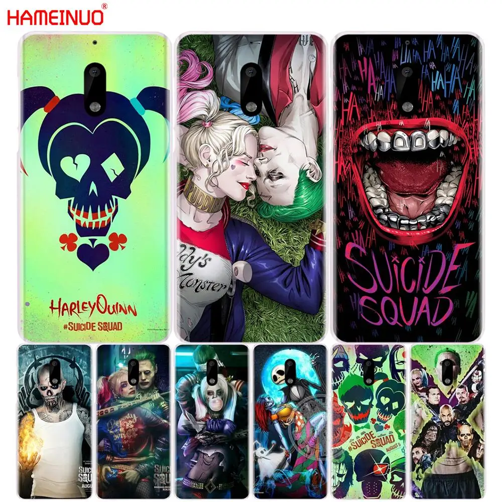 HAMEINUO отряд самоубийц Джокер Харли Квинн чехол для телефона Nokia 9 8 7 6 5 3 Lumia 630 640 640XL