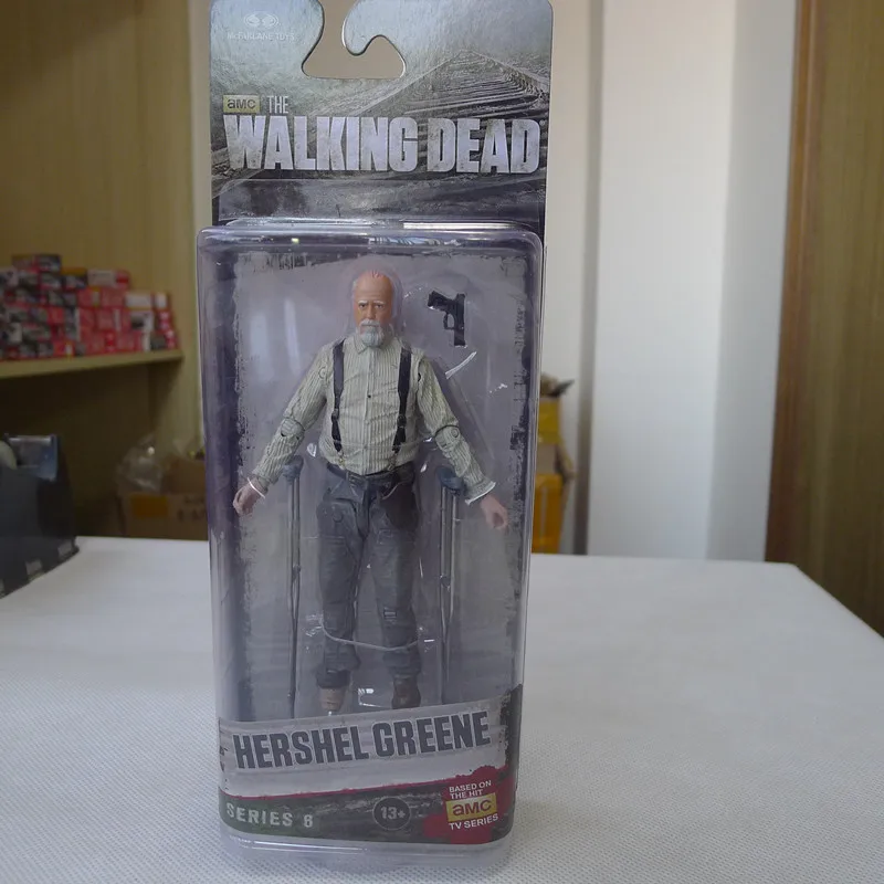 

CC02--McFarlane Toys AMC Walking Dead 5" Action Figure Hershel Greene New