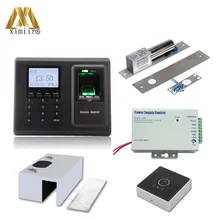 F2kit система контроля доступа отпечатков пальцев с блоком питания, кнопка выхода ПК и электрический замок, кронштейн