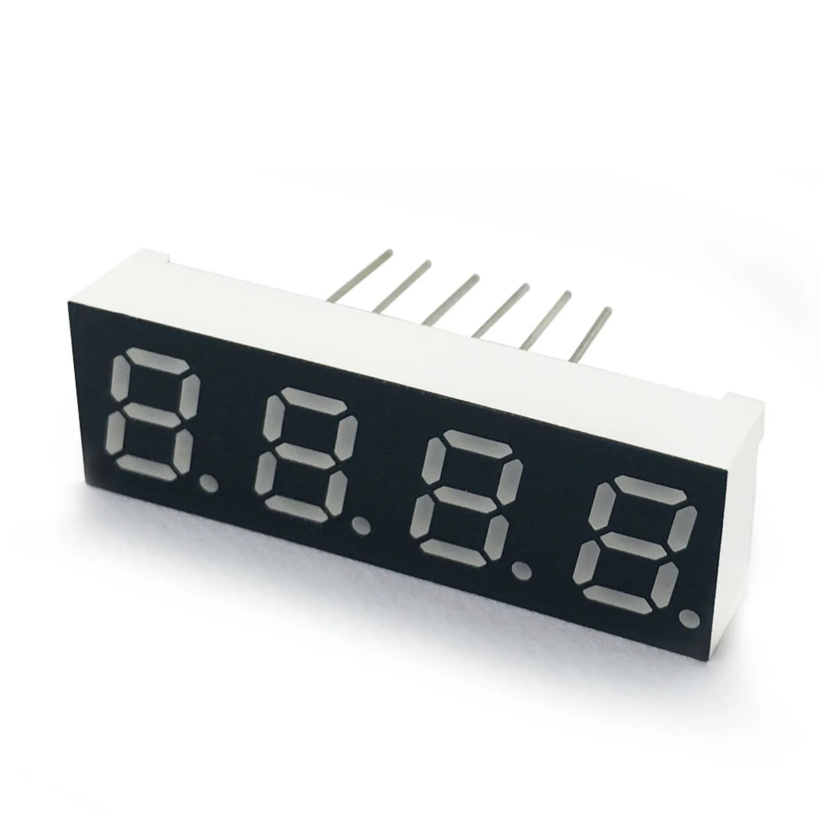 

MCIGICM 10pcs 7 segment Common Anode 4 Bit digital Tube 0.28" 0.28in. Red LED Display 7 segmentos LED Digital tube
