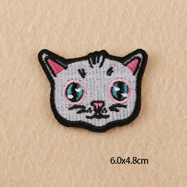 027 Petit Dessin Animé Chien Chat Lapin Cerf Licorne Gril Patchs Fer Sur Ou Coudre Tissu Autocollant Pour Vêtements Badge Brodé Appliques