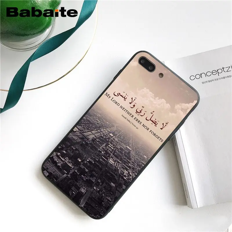 Babaite Arabic Quran Islamic Quotes Muslim Phone Case For Iphone 11 Pro 11pro Max 5 5sx 6 7 7plus 8 8plus X Xs Max Xr Buy At The Price Of 1 09 In Aliexpress Com Imall Com