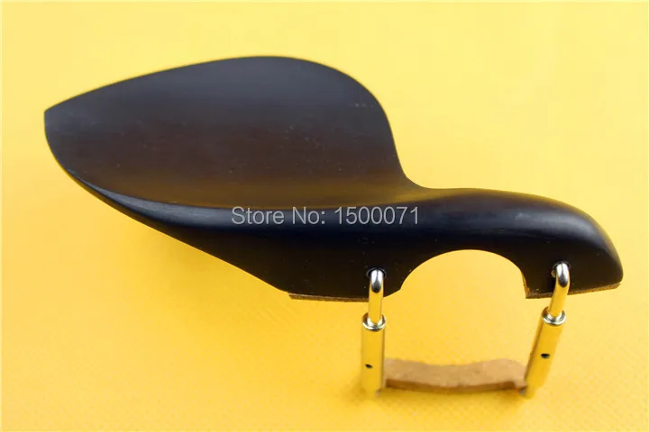 

2 pcs Natural Ebony 4/4 Violin Chin rest + Silver Screw, violin part accessories