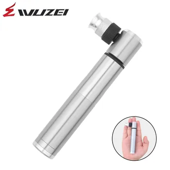 

WUZEI light 90g Portable Mini Bicycle Pump 160 PSI Aluminum alloy Handheld Air Pump Ball Tire Inflator MTB/Road Bike Pump