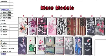 

OWL Flower Wallet Leather Pouch Case For Samsung Galaxy NOTE 8 S8 PLUS A3 A5 A7 J3 J5 J7 2017 XCover 4 G390F Stand Cover 50PCS