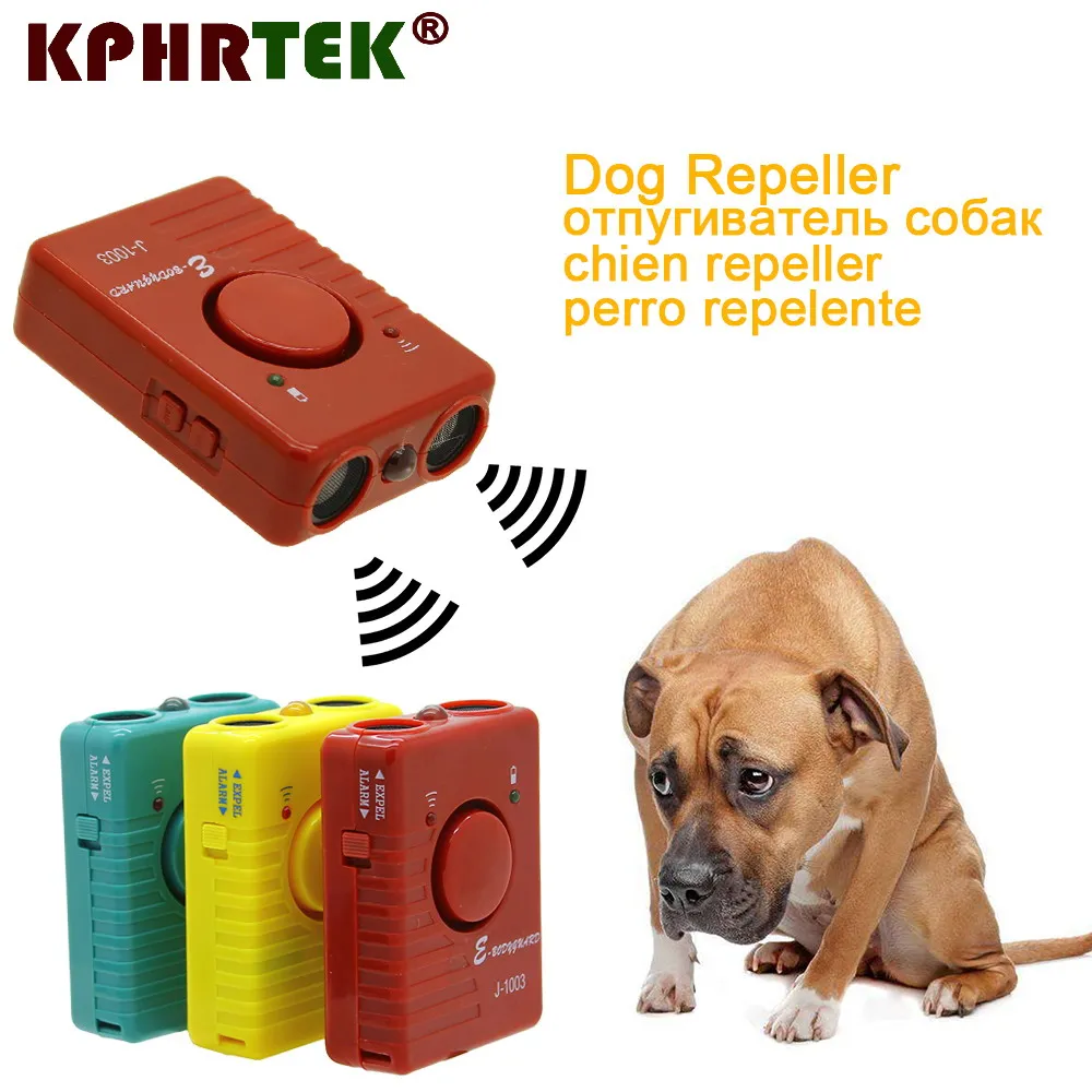 20pcs/lot Pet Ultrasonic Dog Repeller With LED Light Training Device