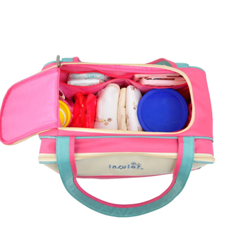 Baby Nappy Durable Maternity Bags Large Multifunctional Mummy Diaper Handbag Waterproof Messenger Baby Care Stroller Bag BB6056 (13)