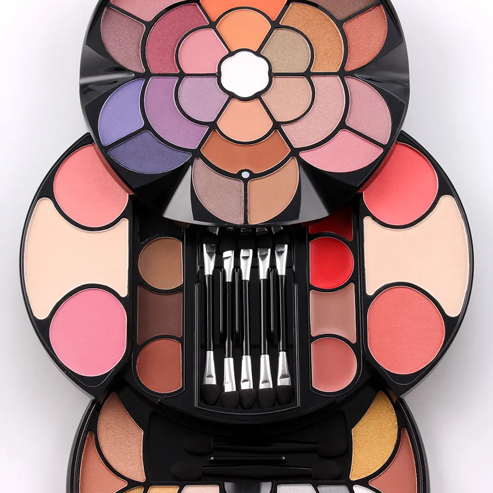 

Multifunctional Cosmetics Palette 43 Colors Eyeshadow with Blush Pressed Powder Kit MH88