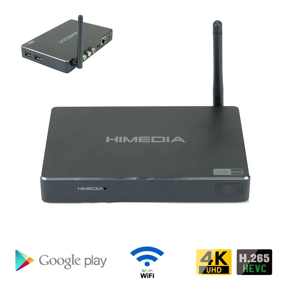 Exibição WIFI H8 set Top BOX TV 4 K 3D HDMI 2.0 18 Gbps Android 5.1 64
