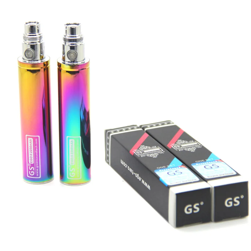 GreenSound GS ego II электронные сигареты батареи 2200 мм eGo высокое качество батарея