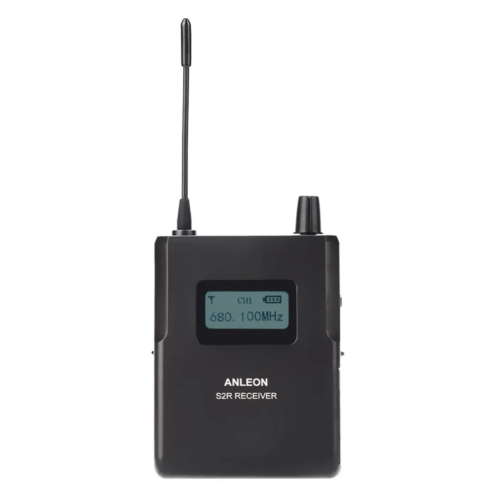

for ANLEON S2-R High Sensitivity Antenna Wireless Stage Monitor 670-680MHz / 863-865MHZ Clear Sound Receiver with Earphones