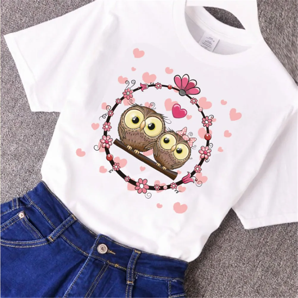 New 1PC 18x18cm Lovely Cute owl Painted Iron On Patches Heat Transfer Sticker For Clothing A-level Washable Heat Press Appliqued