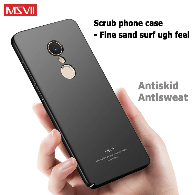

Xiaomi Redmi 5 plus Case redmi 5 cover Msvii Case for Xiaomi redmi 5 plus Hard PC back Cover for Xiaomi Redmi 5 pro plus cases