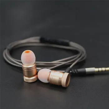 

diy earphone universal mic TPE Aluminum Platinum Line