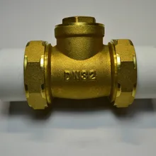 PPR обратный клапан латунный клапан DN20-DN50