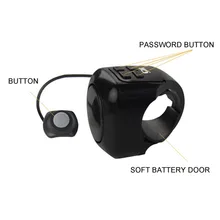 Клаксон велосипедный пароль колокольчик Электрический рожок для велосипеда пароль руль кольцо велосипедиста аксессуары противоугонное устройство блокировки